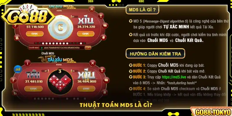 Giải thích nguyên lý hoạt động của thuật toán mã hóa MD5 